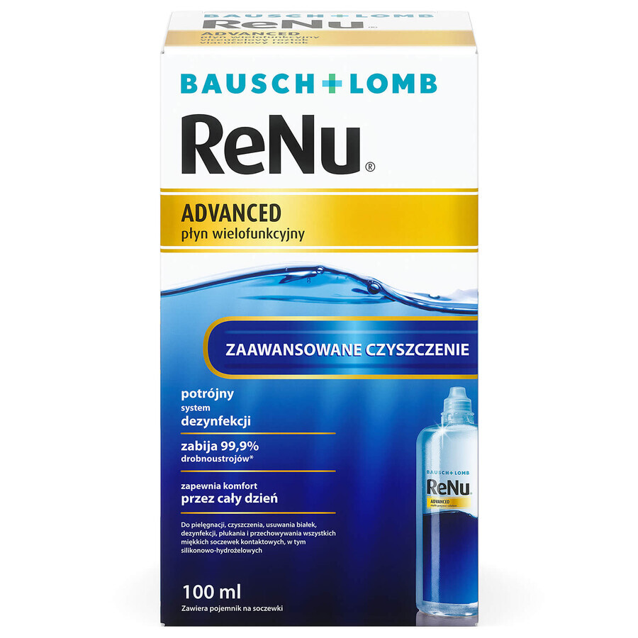 Renu Advanced contact lens care solution 100 ml