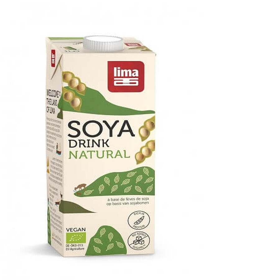 Boisson végétale Eco soja, 1L, Lima