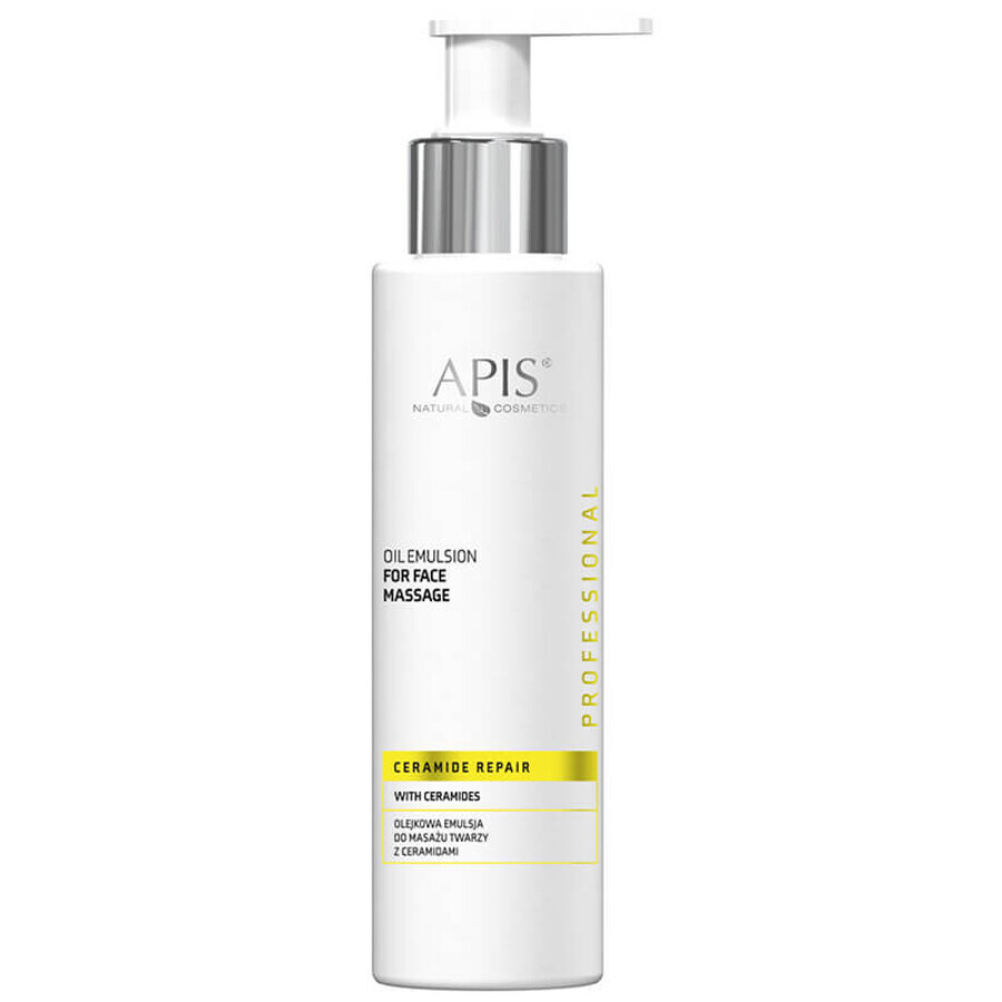 Apis Professional Ceramide Repair, facial massage oil emulsion with ceramides, 150 ml