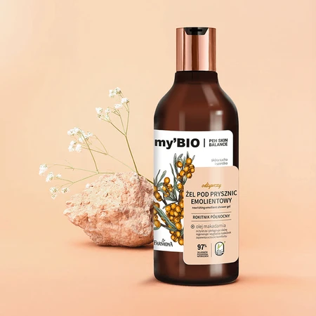 Farmona myBIO Gel douche nourrissant et émollient, argousier nordique, 500 ml