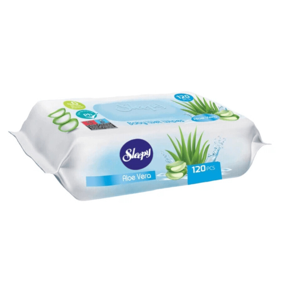 Servetele umede Aloe Vera, 120 bucati, Sleepy