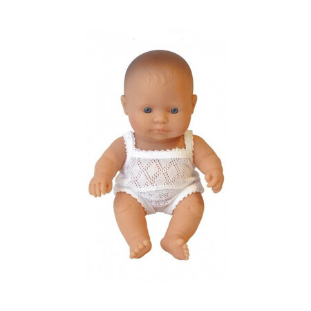 Baby European doll, 21 cm, 3-5 years, Girl, Miniland