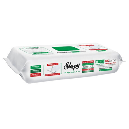 White Soap Easy Clean dweilen voor natte vloeren, 50 stuks, Sleepy