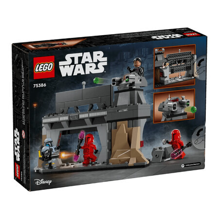 Kampf zwischen Paz Vizsla und Moff Gideon, ab 7 Jahren, 75386, Lego Star Wars