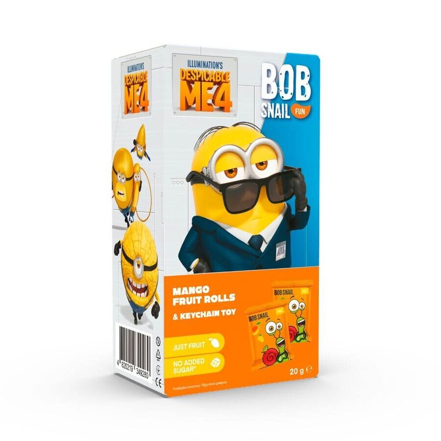 rotoli di frutta con minion toy, 20 g, Bob Snail