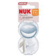 Set 2 siliconen fopspenen Mummy Feel, 0-9 maanden, Blauw, Nuk