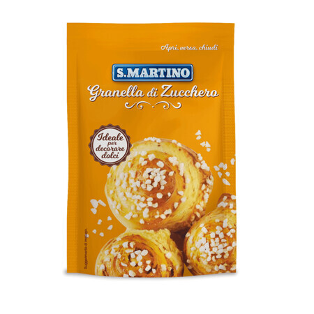 Glutenvrije kristallen decoratiesuiker, 125 g, S.Martino