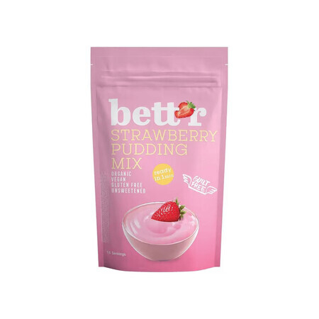 Biologische mix voor aardbeienpudding, 150 g, Bettr