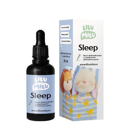 Picaturi pentru somn linistit Sleep, 30 ml, Lilu Milu