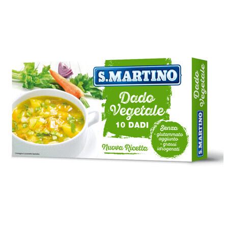 Groentebouillonblokjes, glutenvrij, 110 g, S.Martino