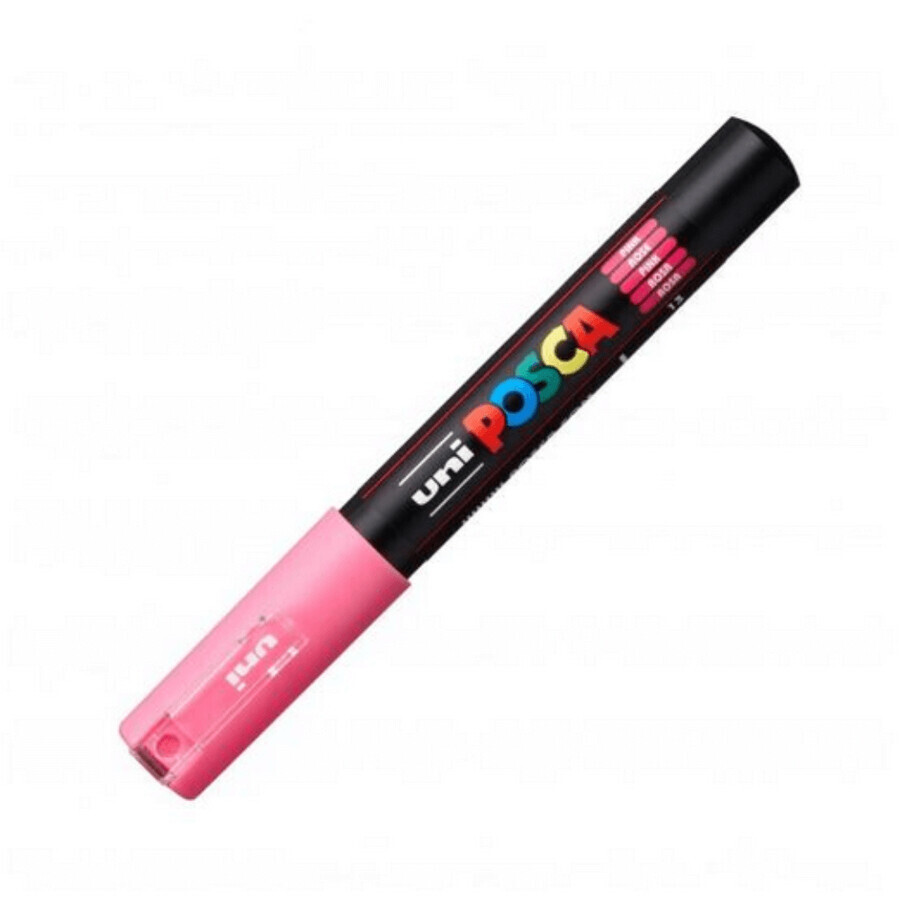 Watermarker PC-1M Uni, 0.7 MM, Roze, Posca