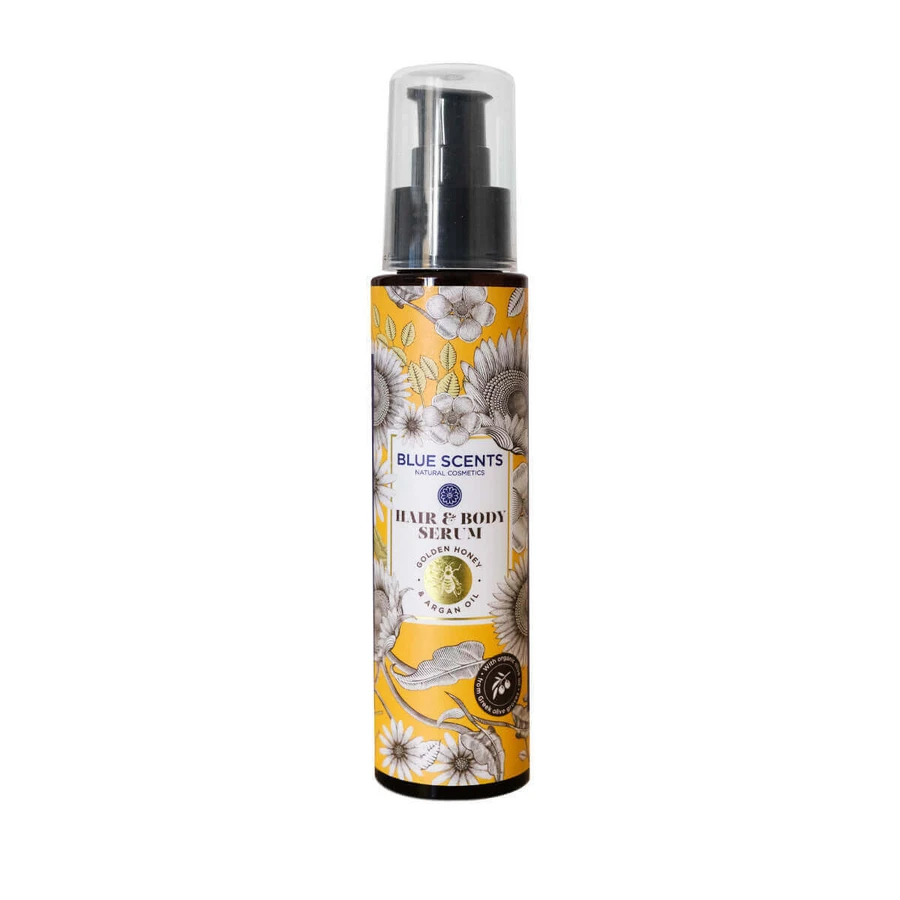 Golden Honey & Argan Oil Haar- & Lichaamsserum, 100 ml, Blue Scents