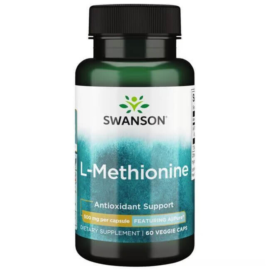 L-Methionine Ajipure, 60 capsules, Swanson