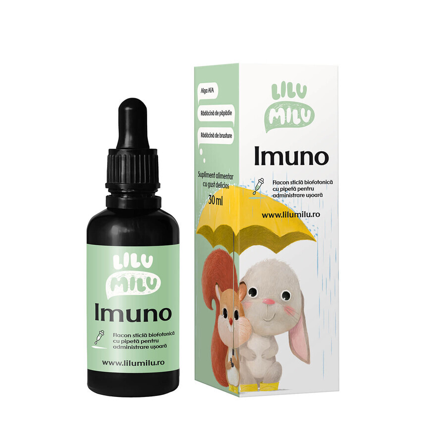 Immuniteitsdruppels Imuno, 30 ml, Lilu Milu