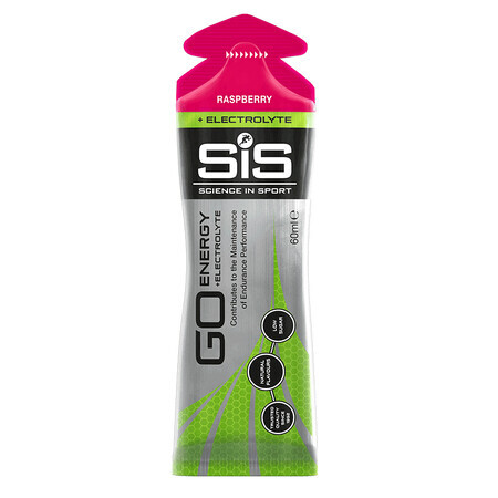 Sis Go Energy energierijke elektrolytengel met frambozensmaak, 60 ml, Science In Sport