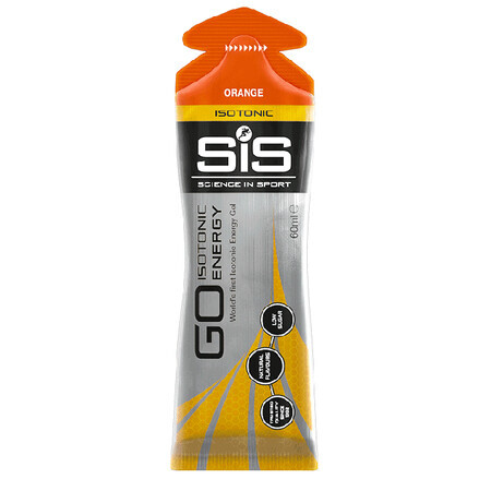 Gel énergétique isotonique au goût d'orange Sis GO Isotonic, 60 ml, Science In Sport