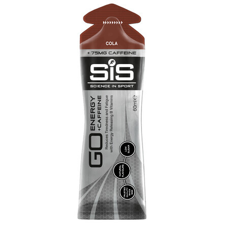 SIS GO Energy Energieke gel met cafeïne en colasmaak, 60 ml, Science In Sport