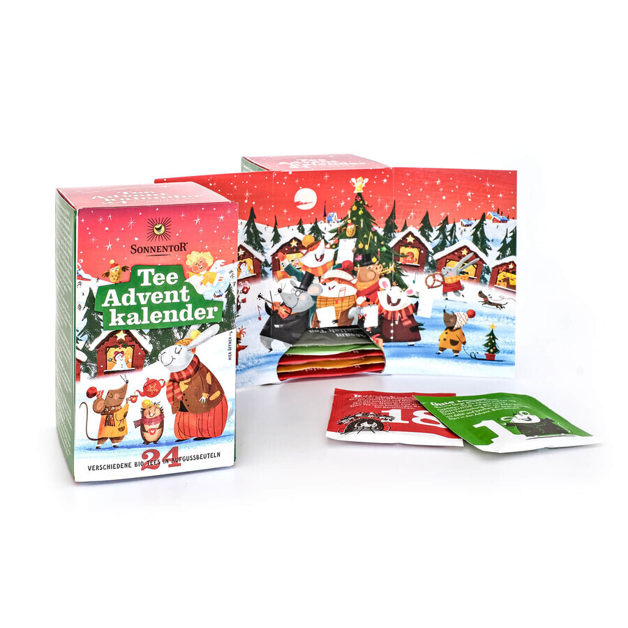 Set Sonnentor, thee en theesoorten voor adventskalender, 37,5 g