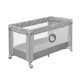 2 in 1 opvouwbaar kinderbed Stefi, 120x60 cm, Grijs, Lionelo