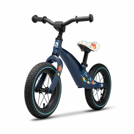 Fiets zonder pedalen Bart Air met opblaasbare wielen, 2+ jaar, Blauw marine, Lionelo