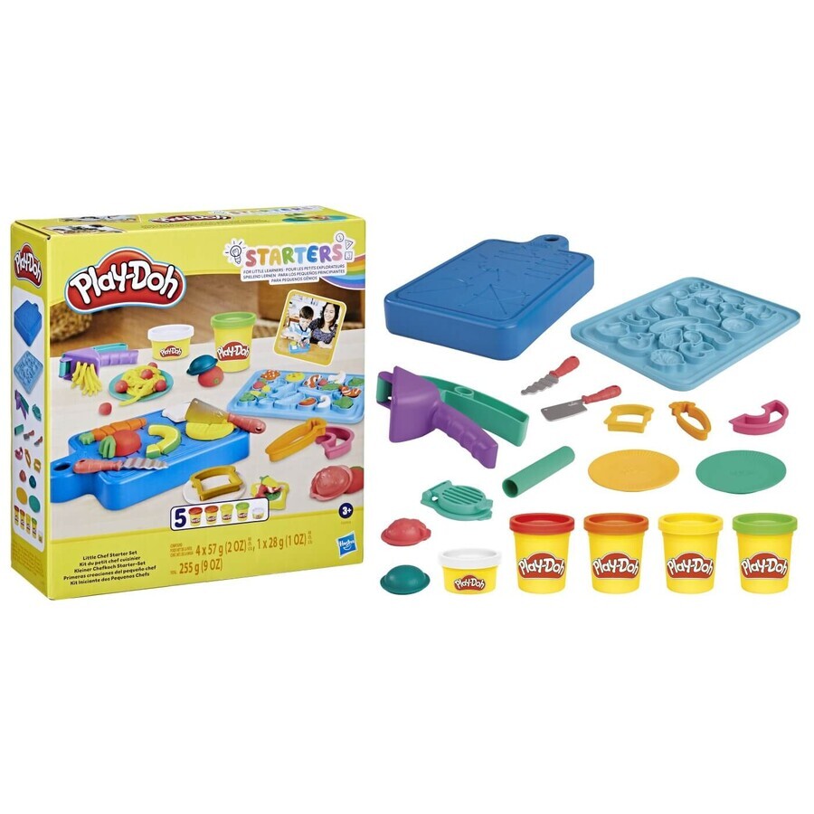 Set de pâte à modeler - Little Chef, +3 ans, Play Doh