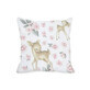 Klassiek slaapkussen met afneembare hoes met ritssluiting, Sweet Deer Pink, 40x40 cm, MimiNu