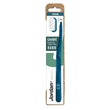 Zahnbürste für Erwachsene mit 4 austauschbaren Köpfen Green Clean, Medium, Jordan