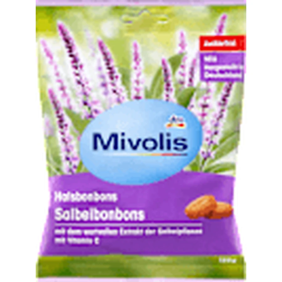 Mivolis Sage throat drops, 125 g