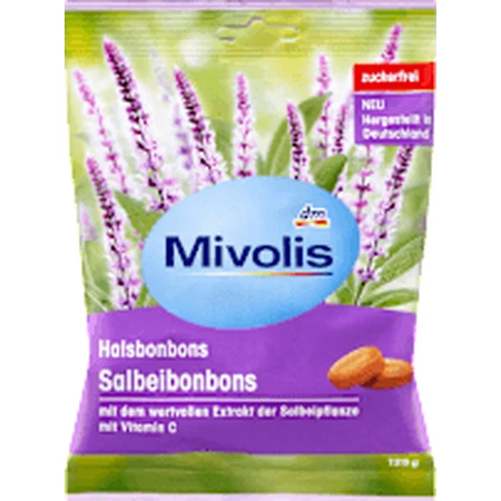 Mivolis Sage throat drops, 125 g