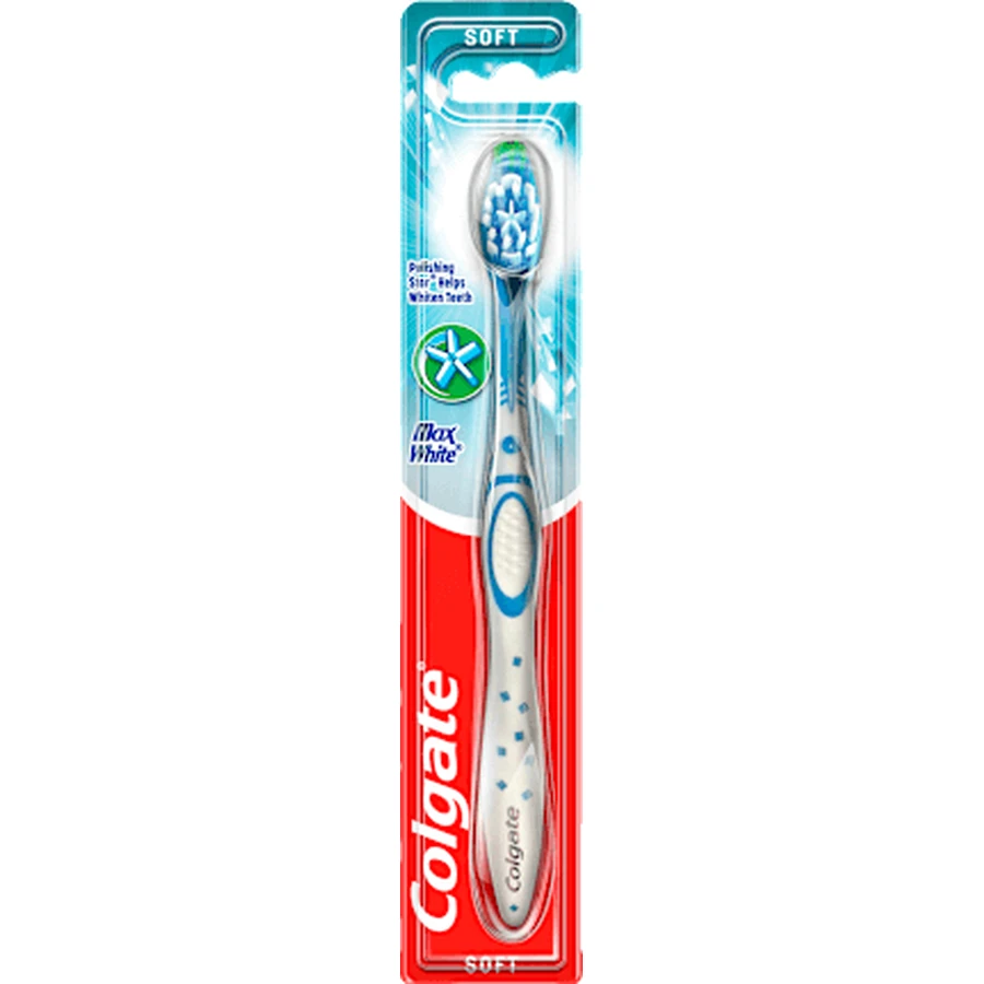 Colgate Brosse à dents Max White Soft, 18 g