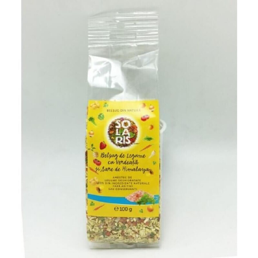 Sariette de légumes avec verdure et sel rose de l'Himalaya, 100g, Solaris