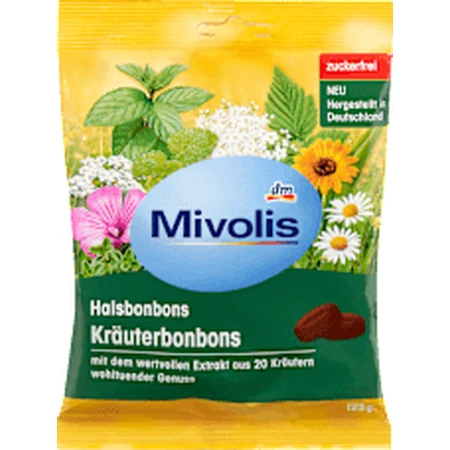 Mivolis Kräutertropfen für den Hals, 125 g