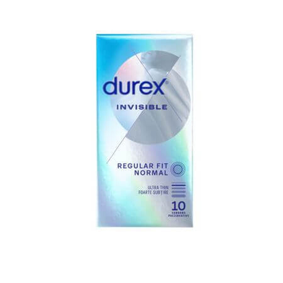 Prezervative Invisible Regular Fit Normaal, 10 stuks, Durex