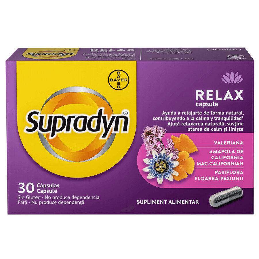 Supradyn Relax, 30 cápsulas, Bayer