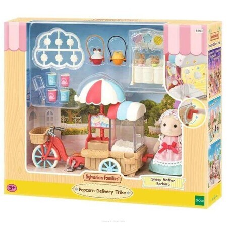 Popcorn Tricycle Stand Set Sylvanian Families, +3 years, Epoch