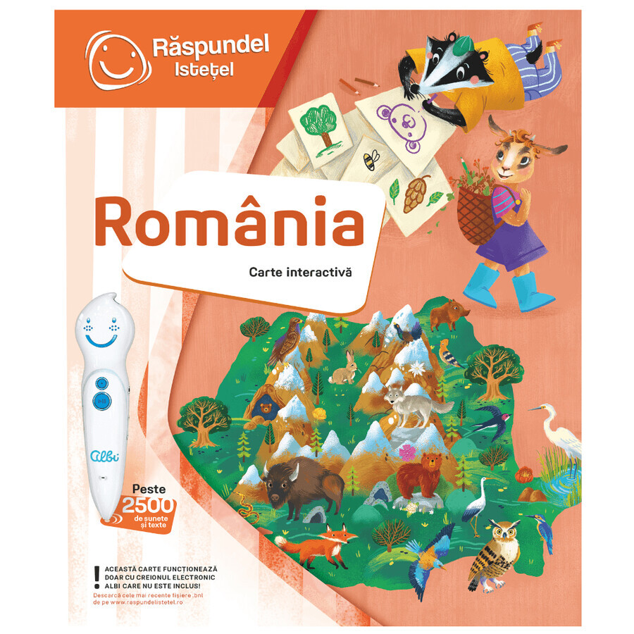 Interactief boek Roemenië, +6 jaar, Raspundel Istetel