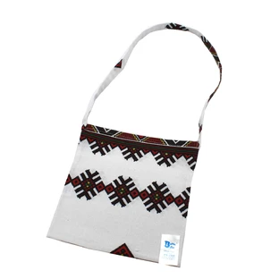 Torba bawełniana Carol, 22 x 22 cm, Steluta White/Green, Baltic Bebe