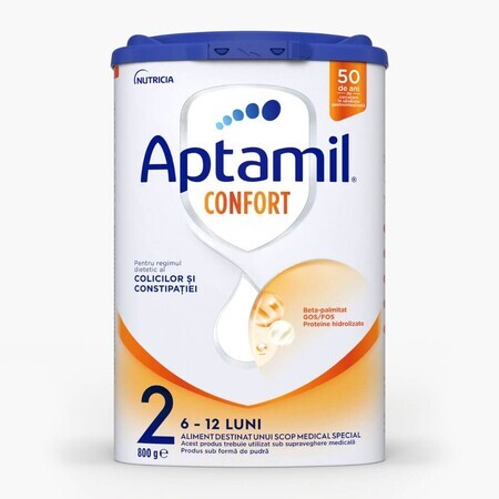 Aptamil Confort 2 melkpoeder, 6-12 maanden, 800 g, Nutricia