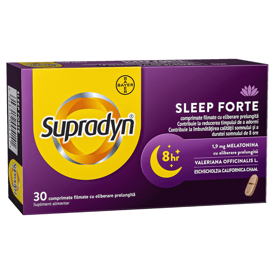 Supradyn Sleep Forte, 30 filmomhulde tabletten, Bayer