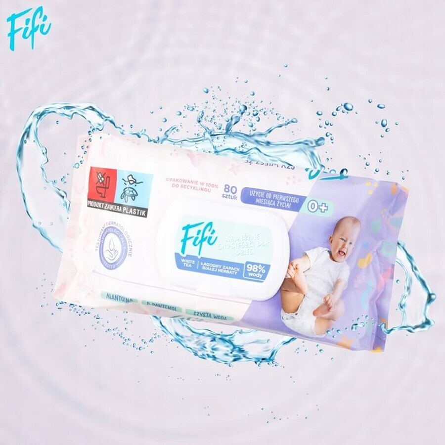 Opharm Fifi set, lingettes humides pour enfants, 10 x 80 pièces