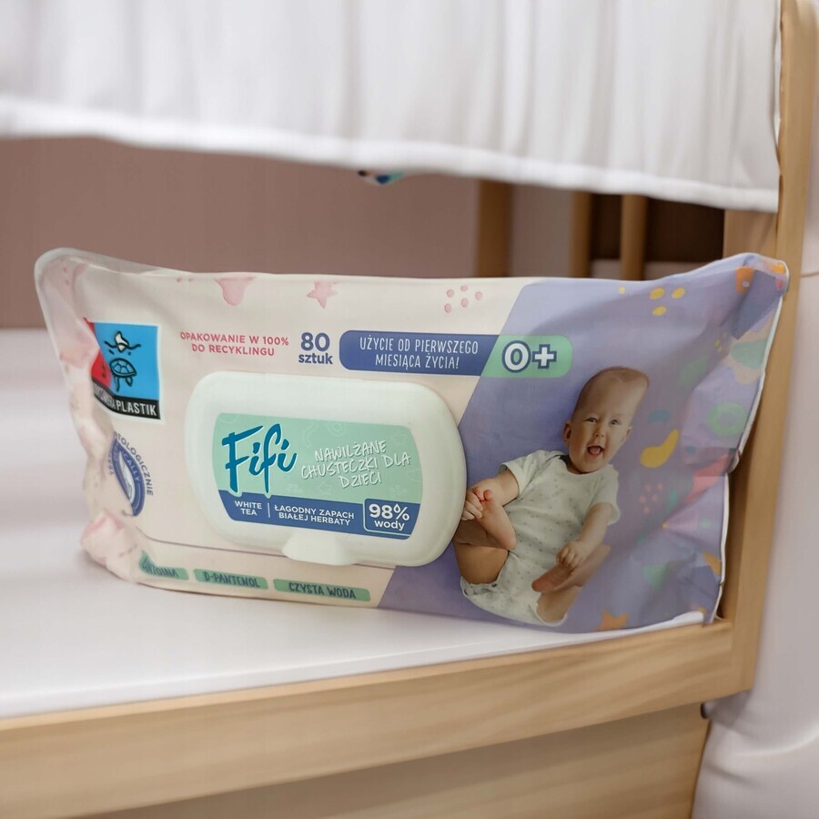 Opharm Fifi set, lingettes humides pour enfants, 10 x 80 pièces