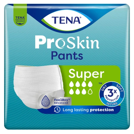 Tena Pants ProSkin, absorberende slip, maat S, 65-85 cm, Super, 12 stuks