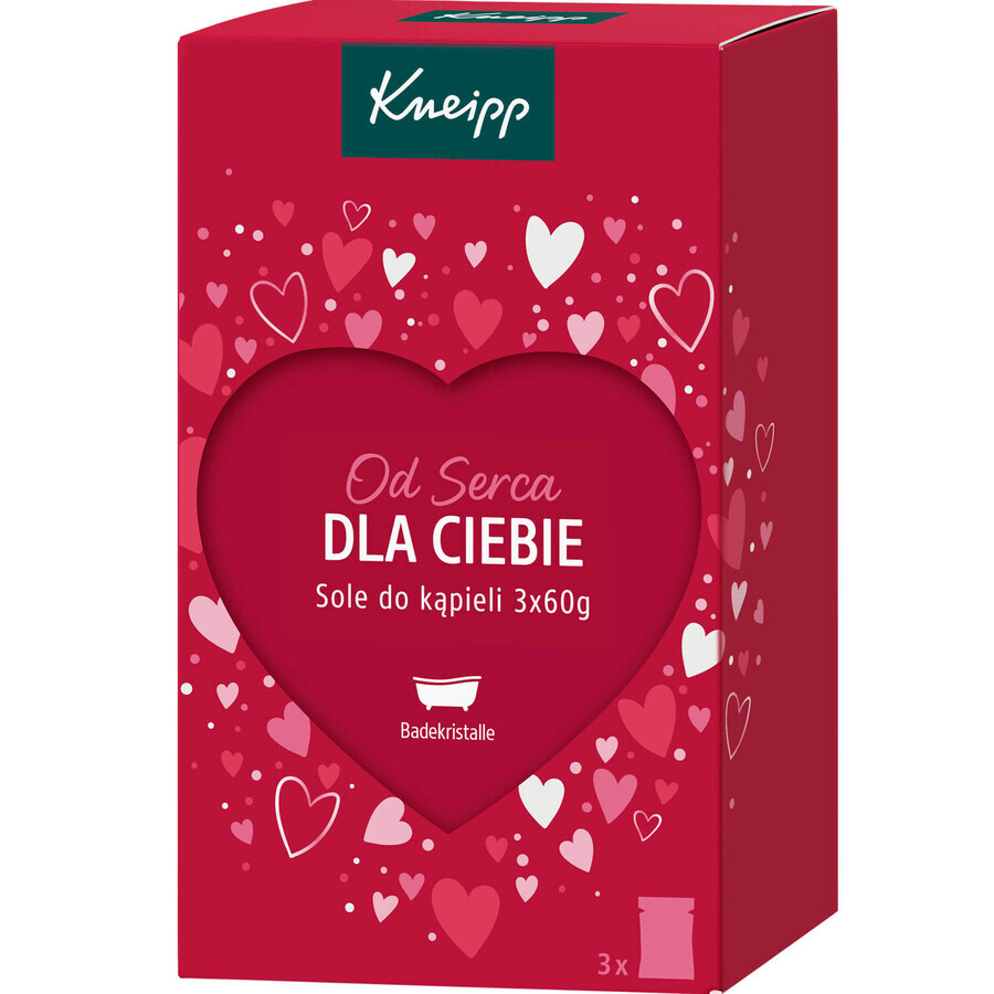 Kneipp Set Uit het hart voor jou, badzout, 3 x 60 g