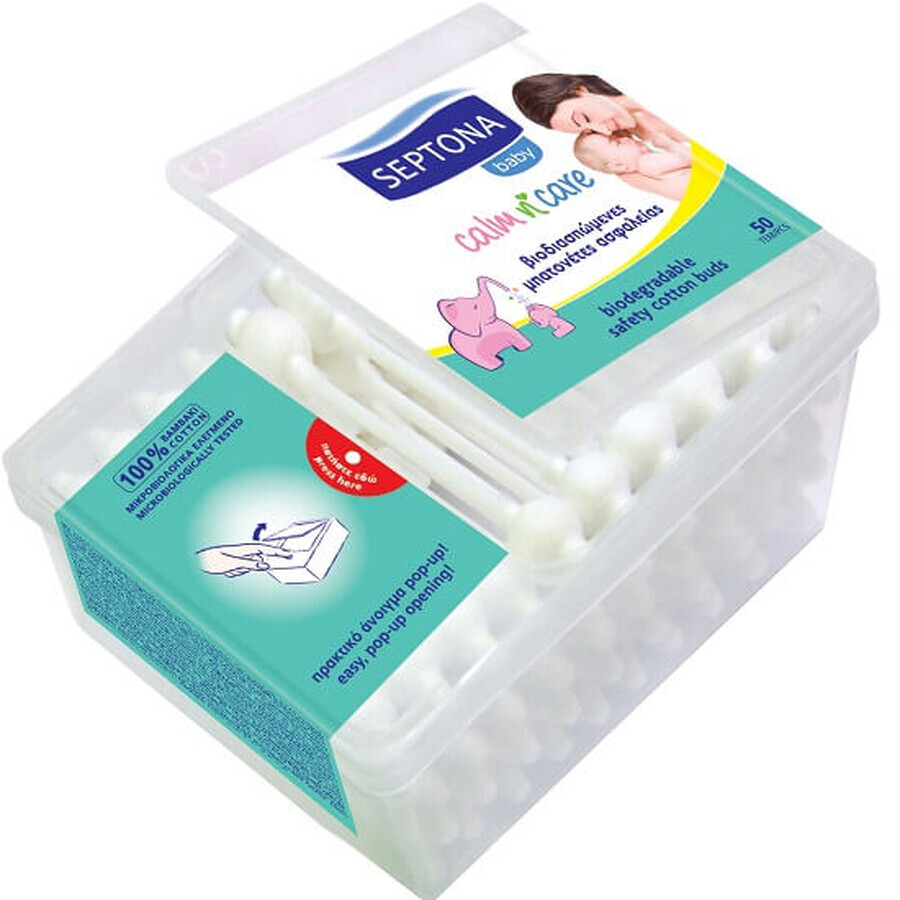 Gobelets biodégradables pour bébés, 50 pièces, Septona