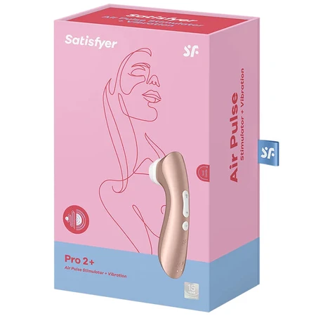 Satisfyer Pro 2+, non-contact vibrating clitoral massager