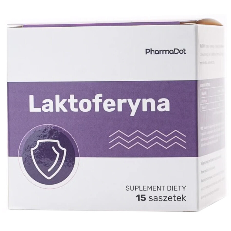 PharmaDot Lactoferrin, 15 Portionsbeutel