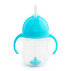 Munchkin Tip&Sip straw cup, blue, 207 ml