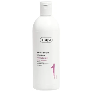 Ziaja Roślinnie Pielnywanie Nawilżanie Owoc Pomatu, Shampoo, trockenes Haar, 400 ml