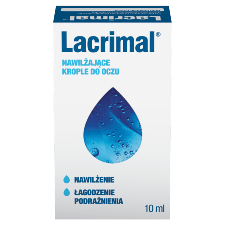 Lacrimal, hydraterende oogdruppels, 10 ml