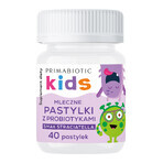 Primabiotic Kids melkpastilles met probiotica, straciatella smaak, 40 tabletten